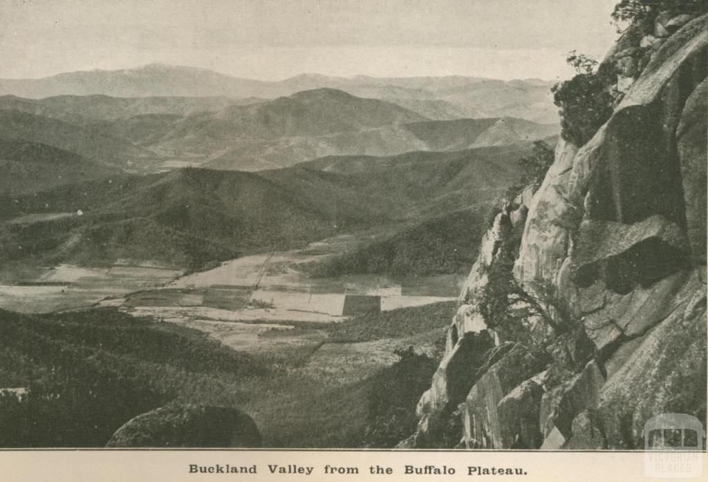 Buckland Valley from the Buffalo Plateau, Bright Shire, 1919
