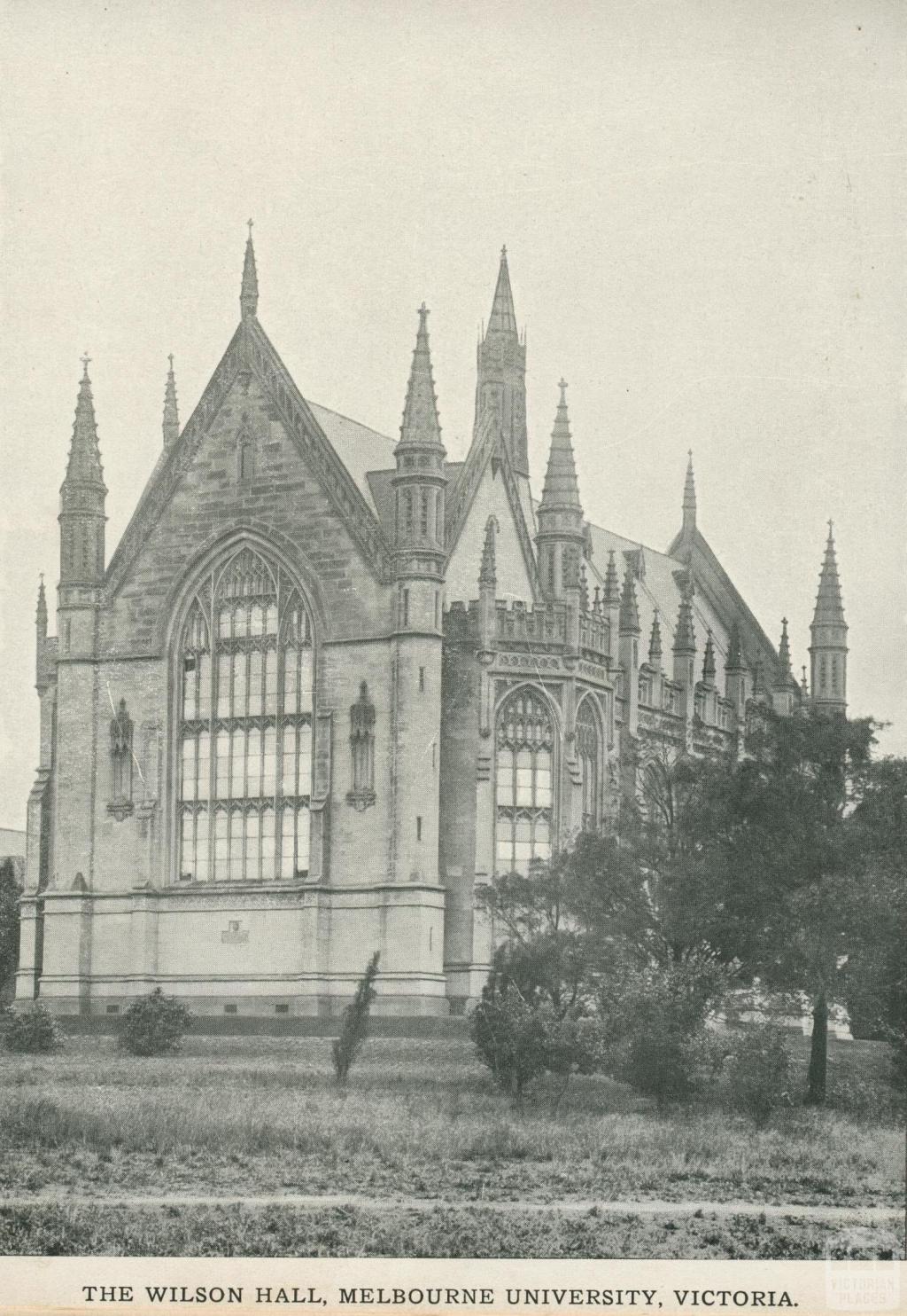Wilson Hall, Melbourne University, Parkville