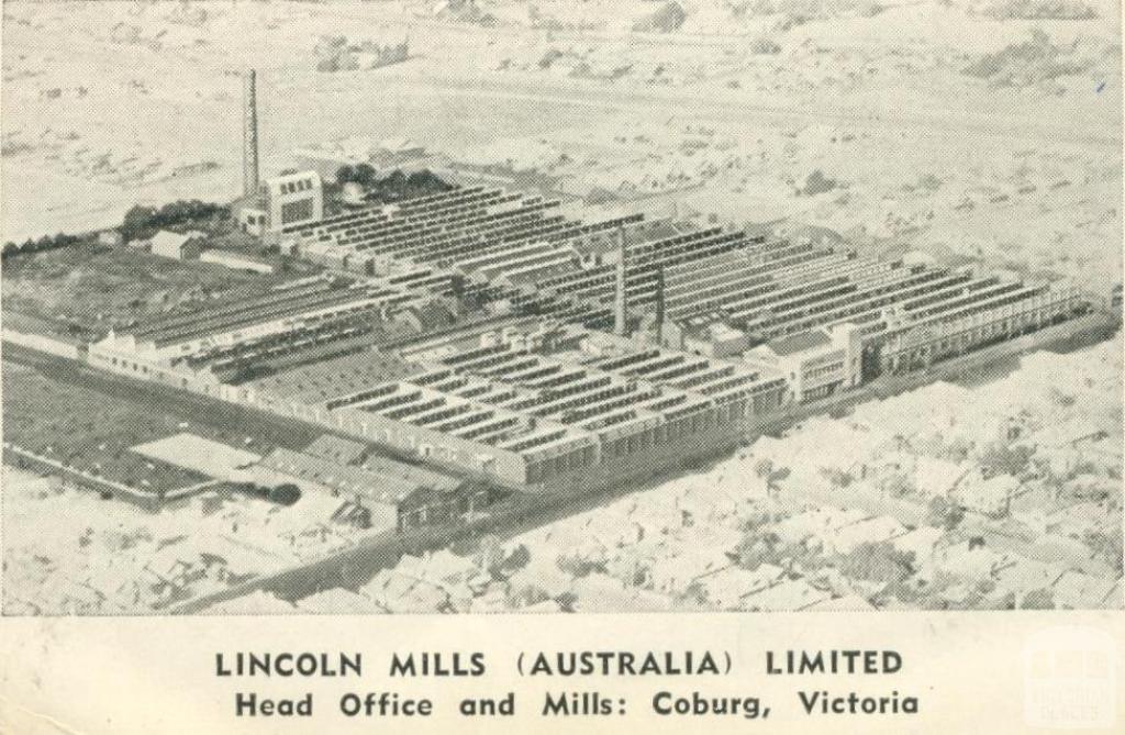 Lincoln Mill, Coburg, 1951