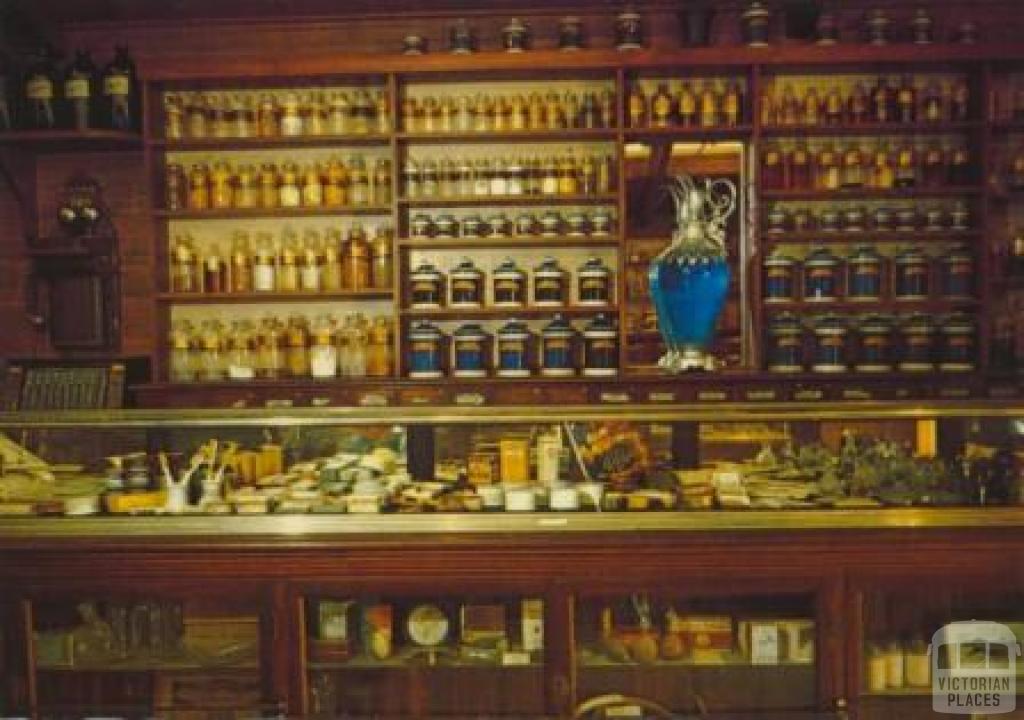 Interior, Chemist Shop, Pioneer Settlement, Swan Hill