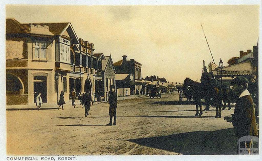 Commercial Road, Koroit, c1910