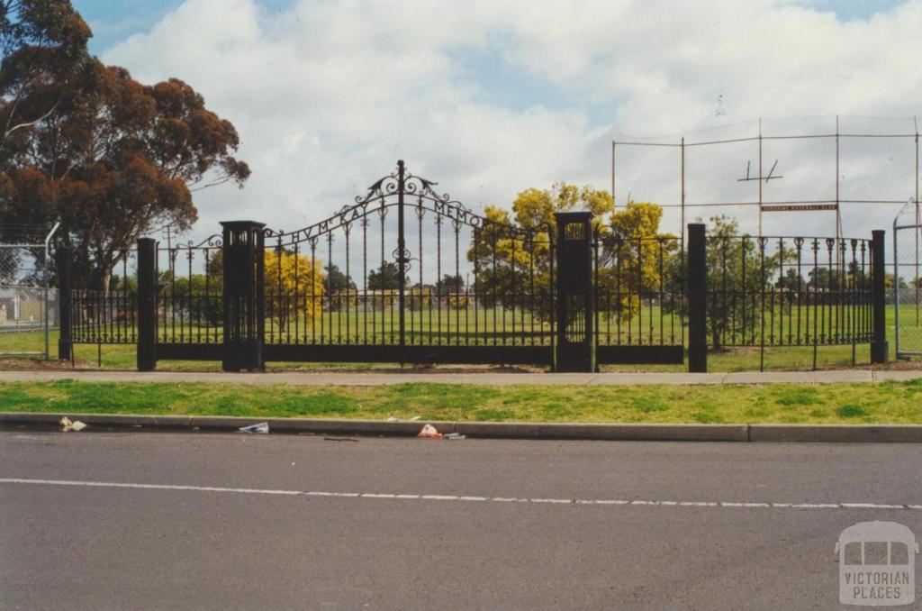 H.V. McKay Memorial Gardens, Barley Reserve, 2000