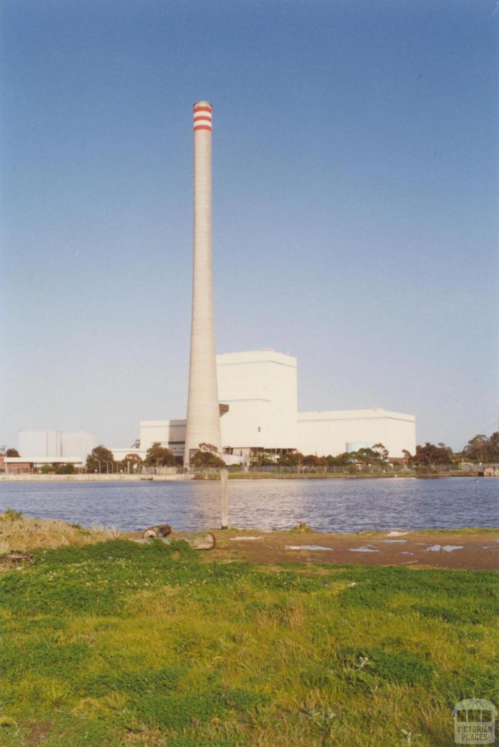 Newport Power Station from Wlliamstown Road, Port Melbourne, 2000