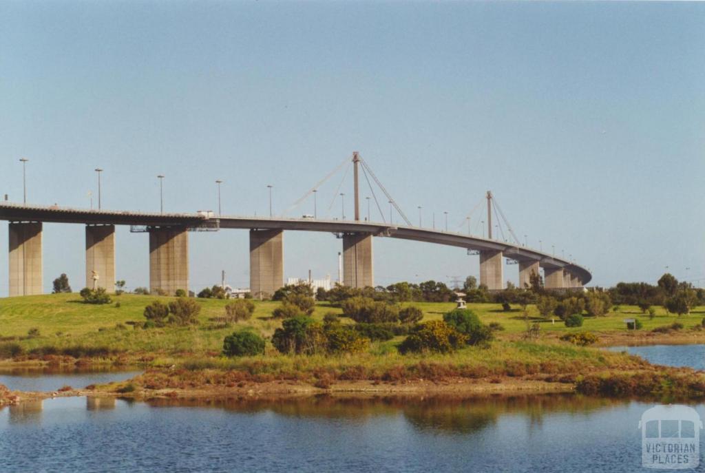 West Gate Bridge from Westgate Park, 2000