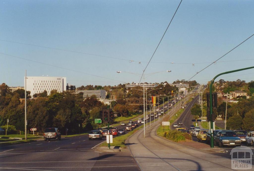 Burwood Highway and Deakin University, 2000