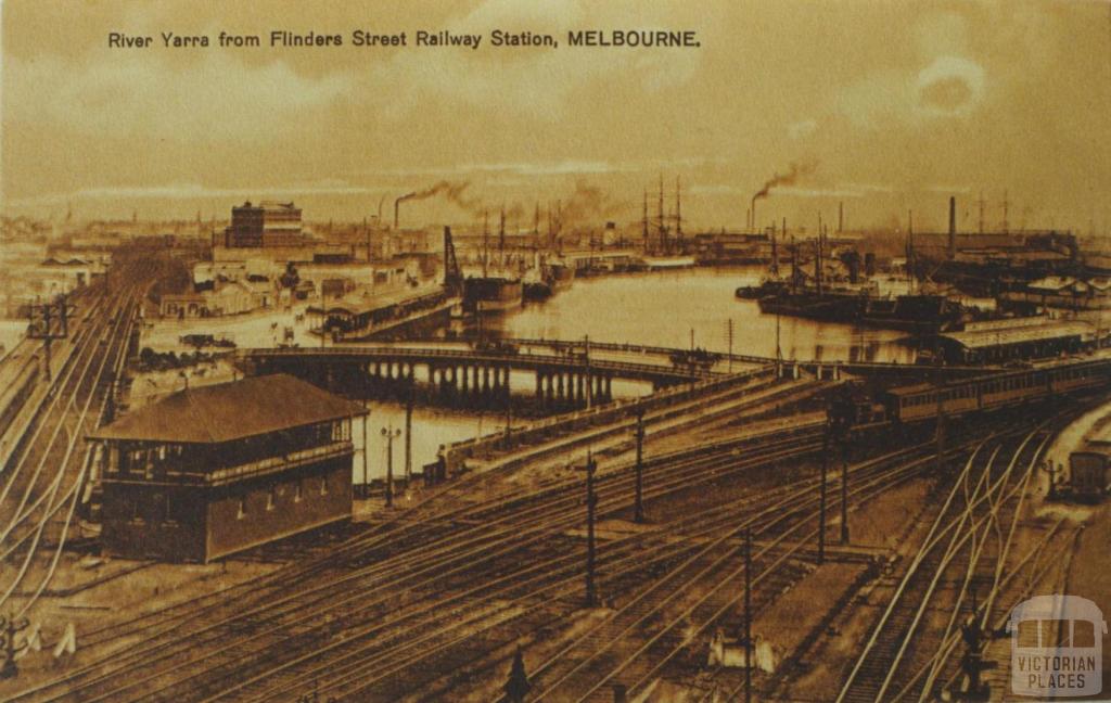 River Yarra form Flinders Street Railway Station, Melbourne