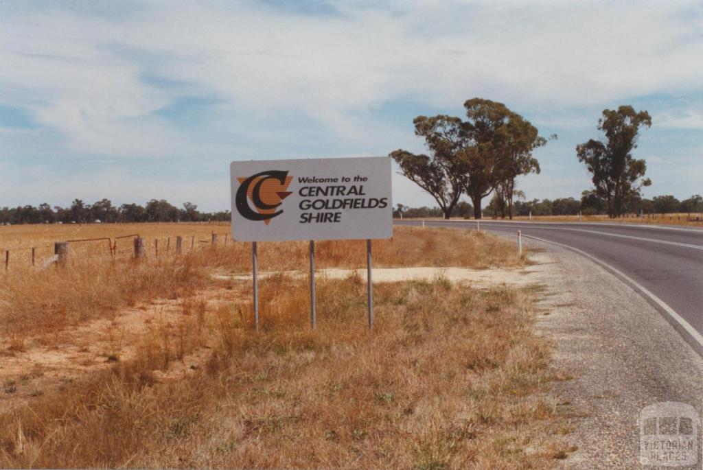 Central Goldfields Shire sign, 2001