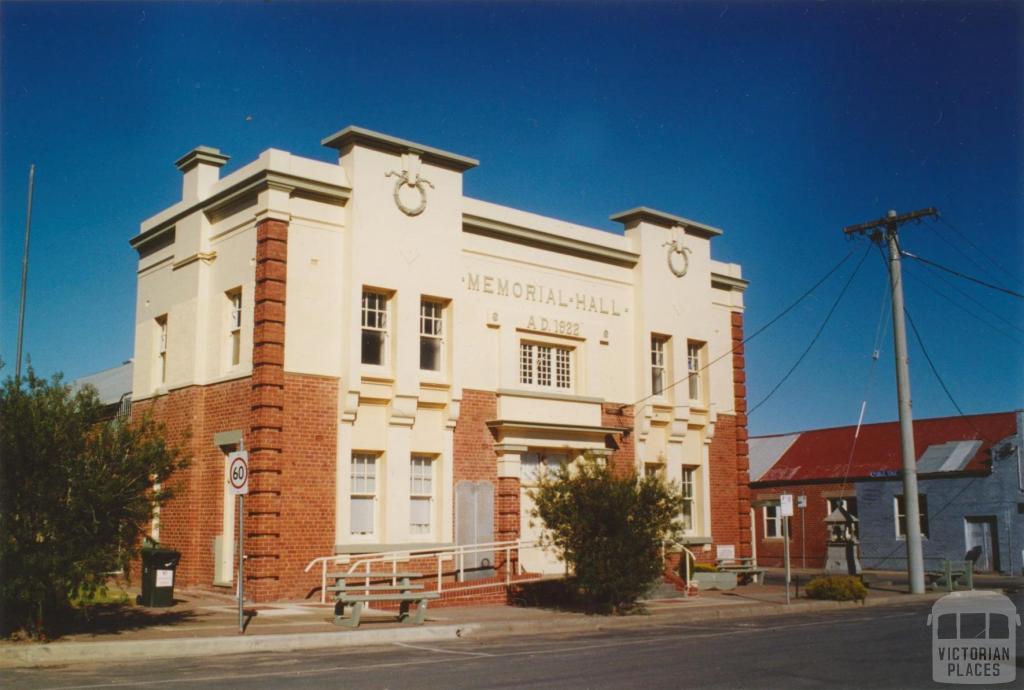 Hopetoun Memorial Hall, Austin Street, 2005