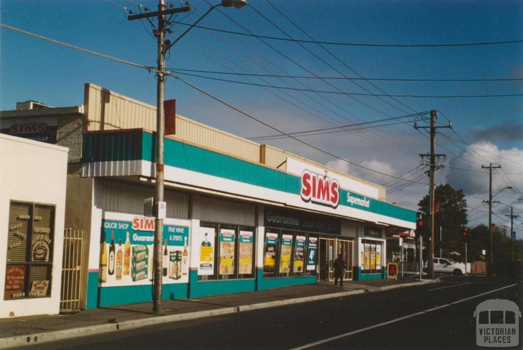 Sims supermarket, Barkly Street, Footscray West, 2005