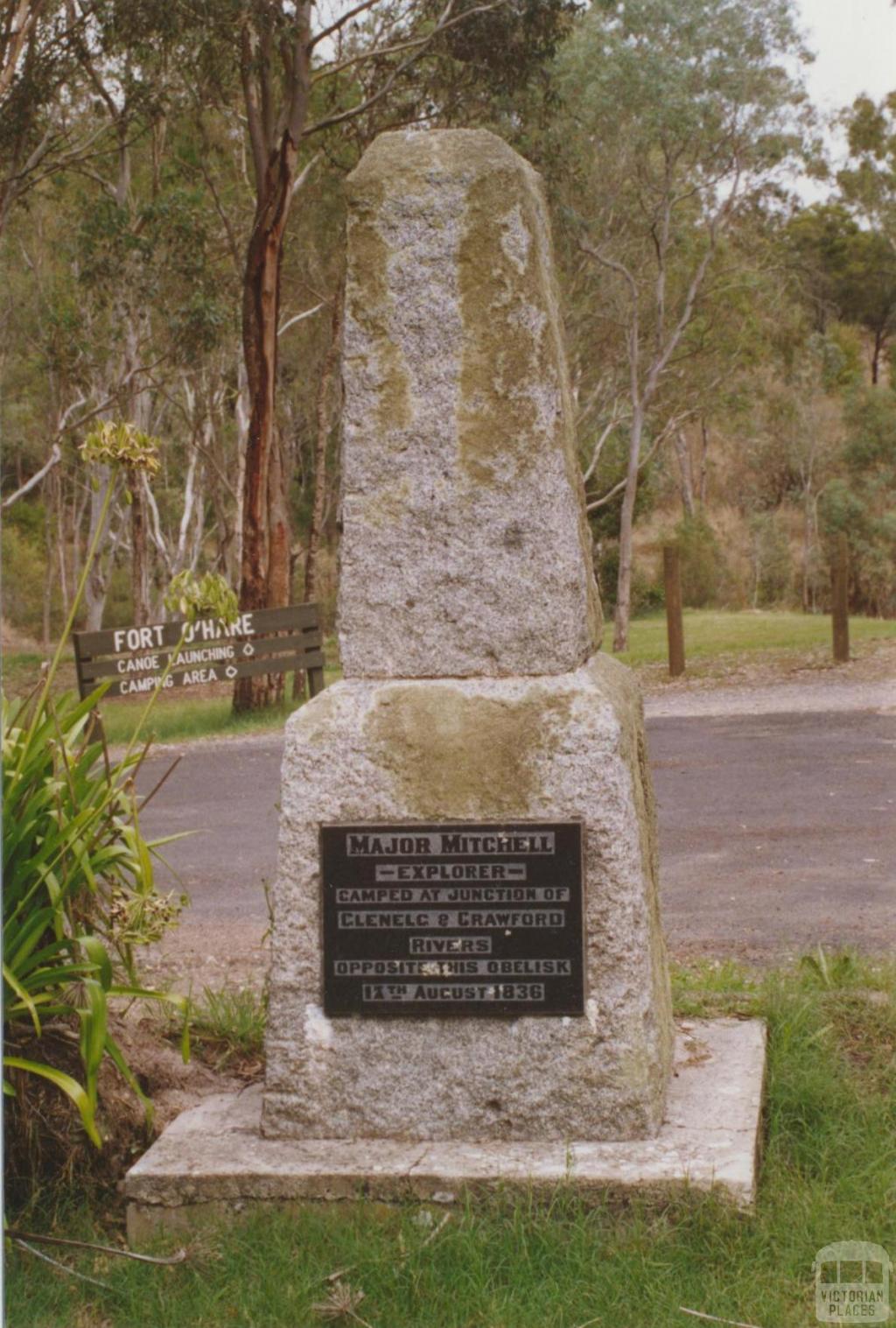 Major Mitchell memorial, Fort O'Hare, Dartmoor, 2006