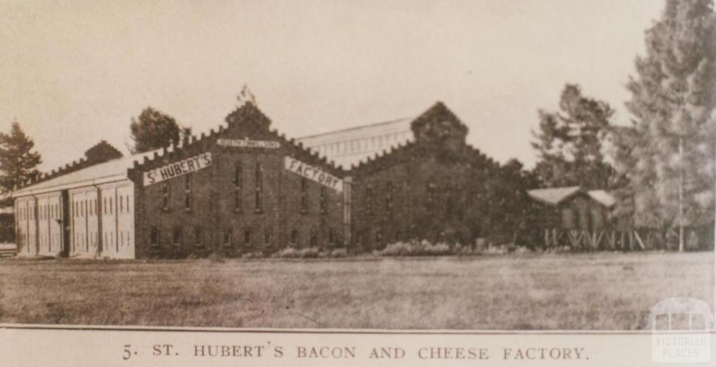 St Hubert's bacon and cheese factory, Coldstream, 1910