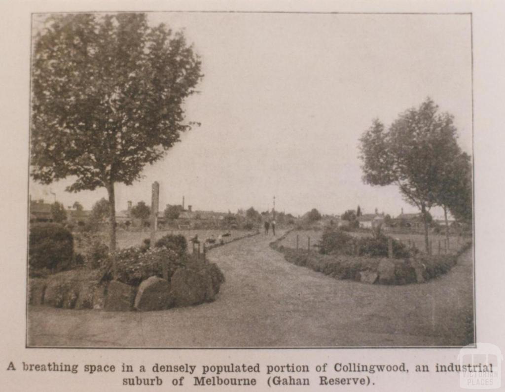 Gahan Reserve, Collingwood, 1916