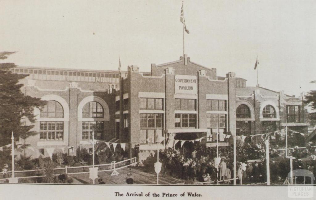 Prince of Wales at showground, Ascot Vale, 1920