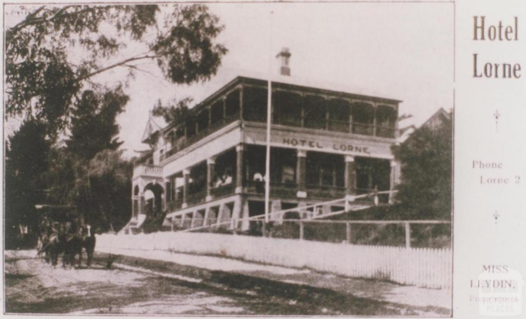 Hotel Lorne, 1920