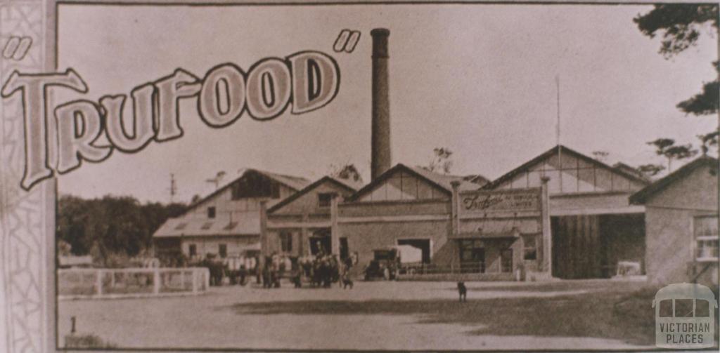 Trufood, Glenormiston, 1934