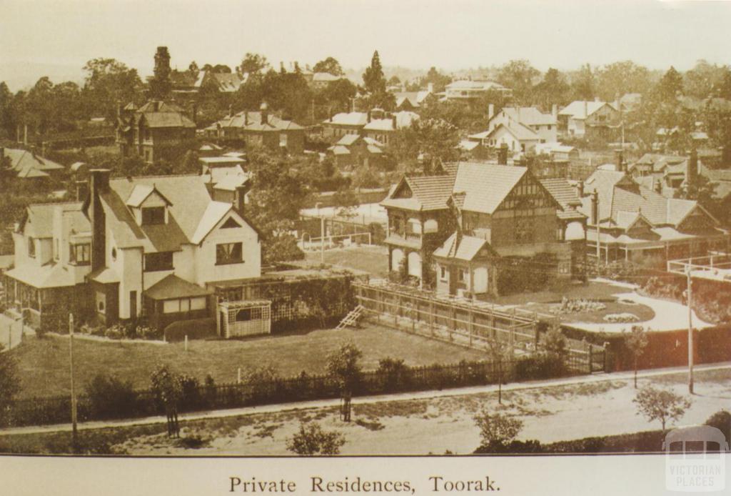 Private residences, Toorak, 1911