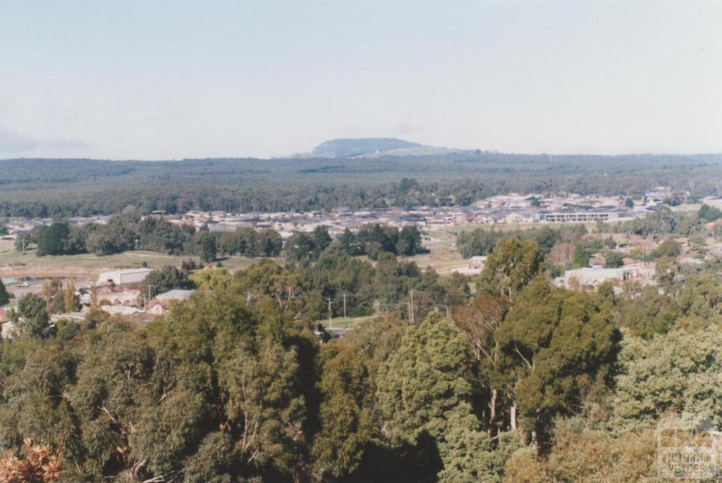Mount Clear and Mount Buninyong from Sovereign Hill lookout, 2010