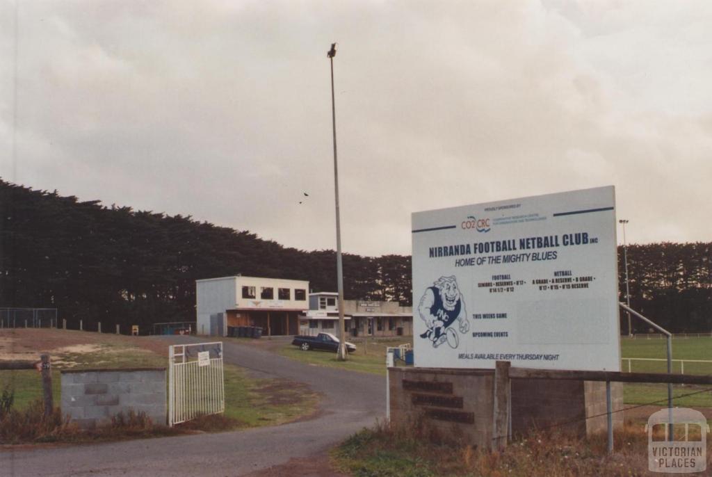 Football and Netball Club, Nirranda, 2013