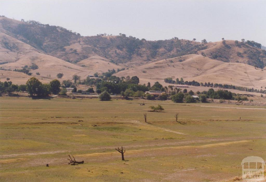 Old Tallangatta across Hume Dam, 2006