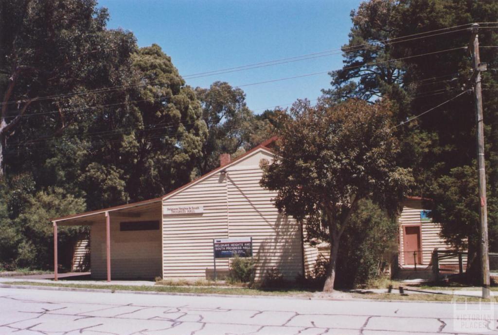 Progress Hall, Belgrave Heights and South, 2012