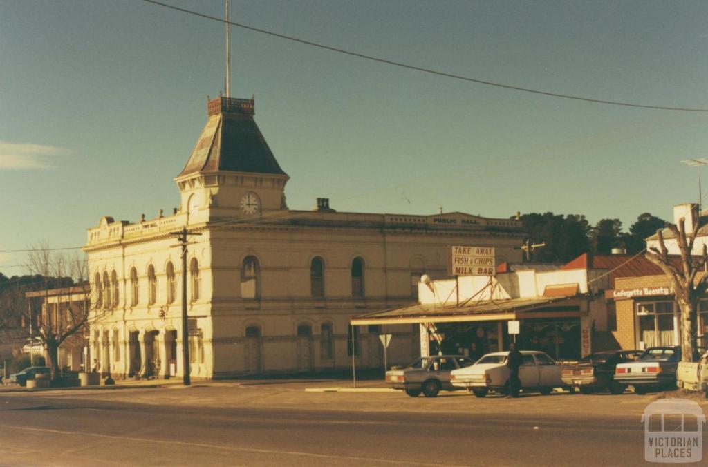 Town Hall (1876), Creswick, 1980