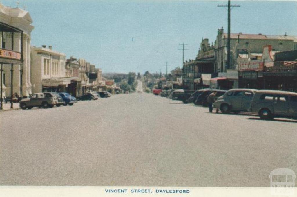 Vincent Street, Daylesford, 1957