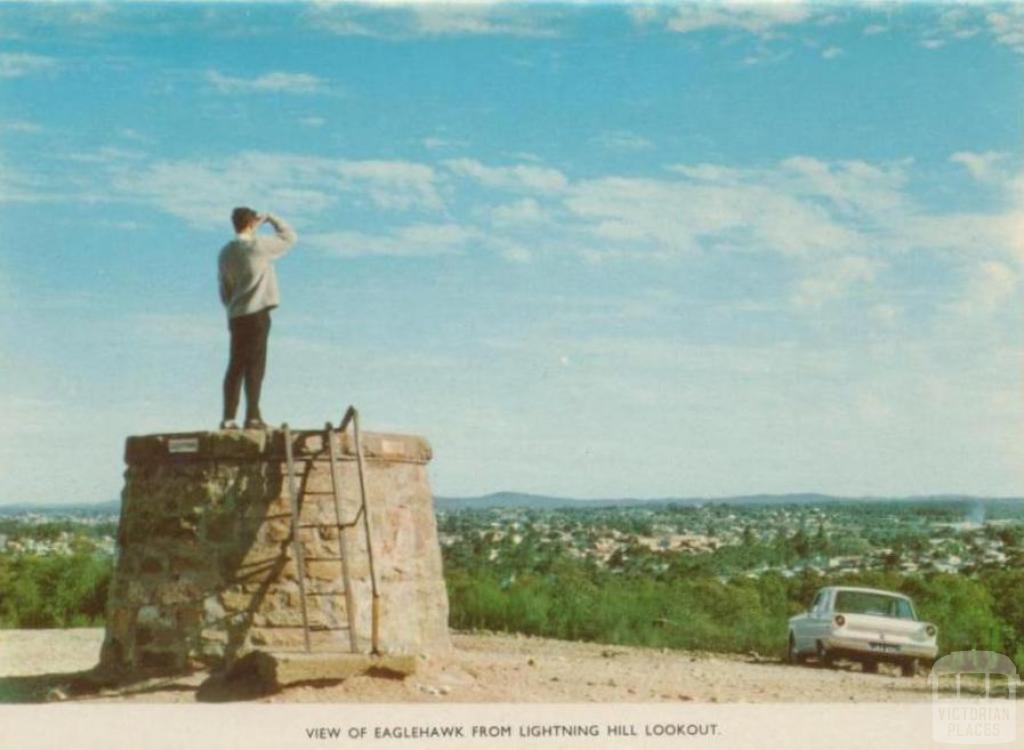 View of Eaglehawk from Lightning Hill Lookout