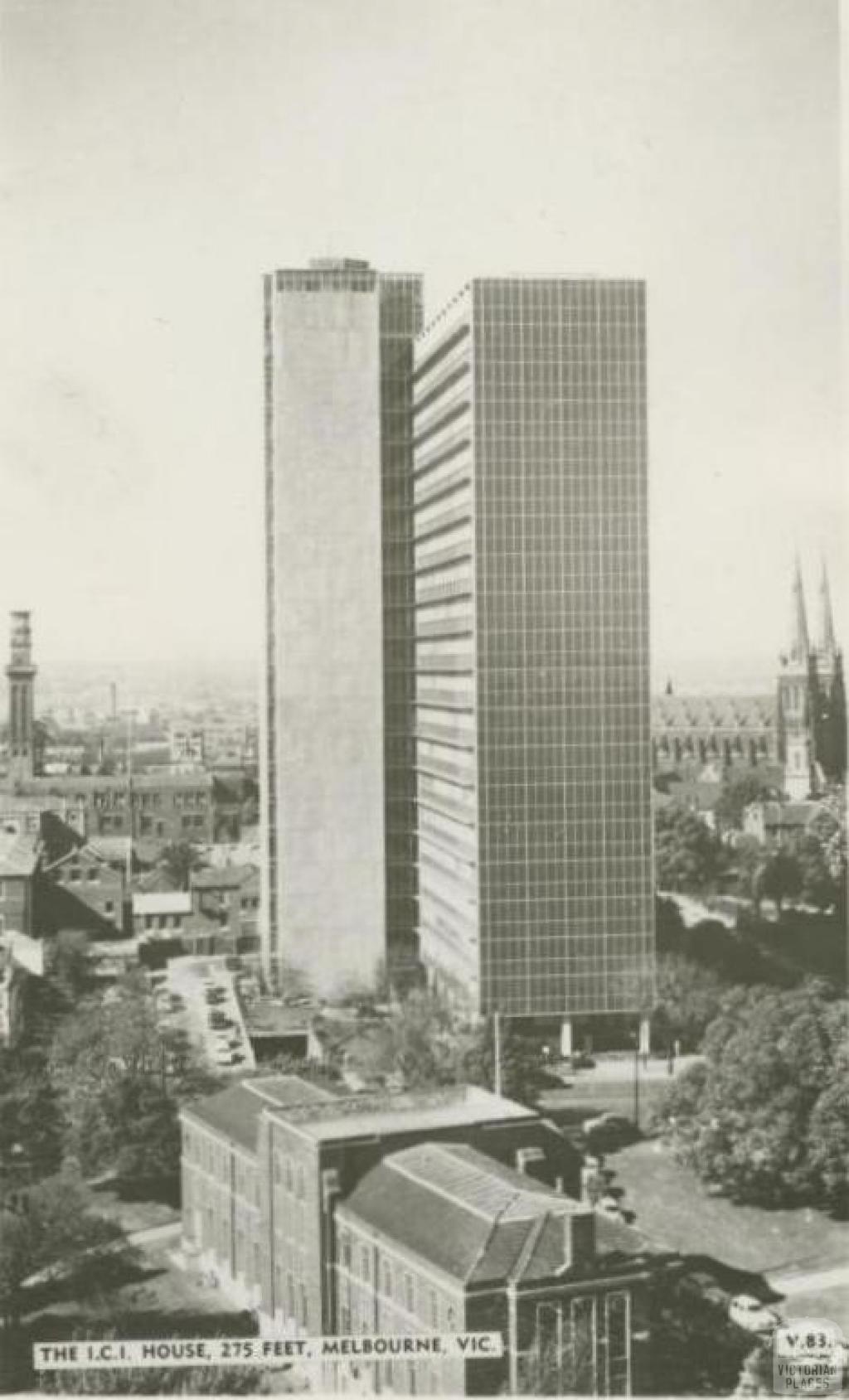 The ICI House, 275 feet, East Melbourne