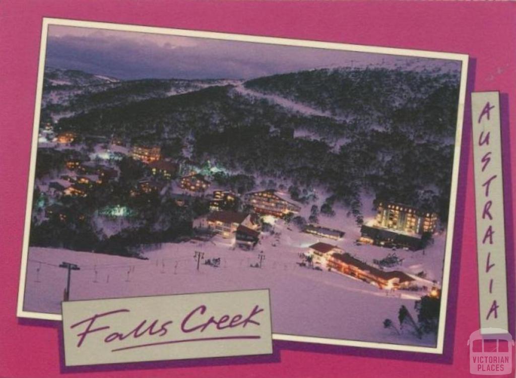 Falls Creek by night, 1988