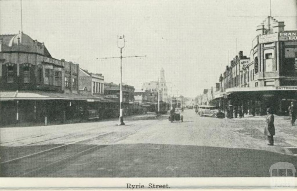 Ryrie Street, Geelong, 1948