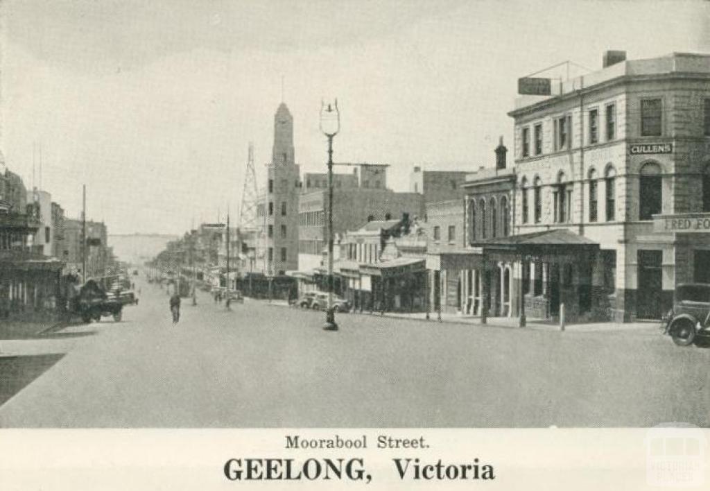 Moorabool Street, Geelong, 1948