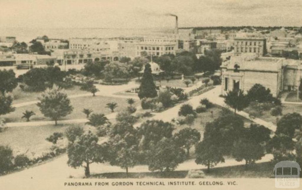 Panorama from Gordon Technical Institute, Geelong