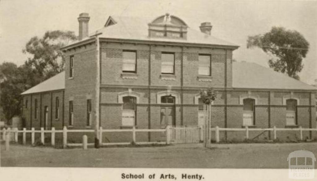 School of Arts, Henty