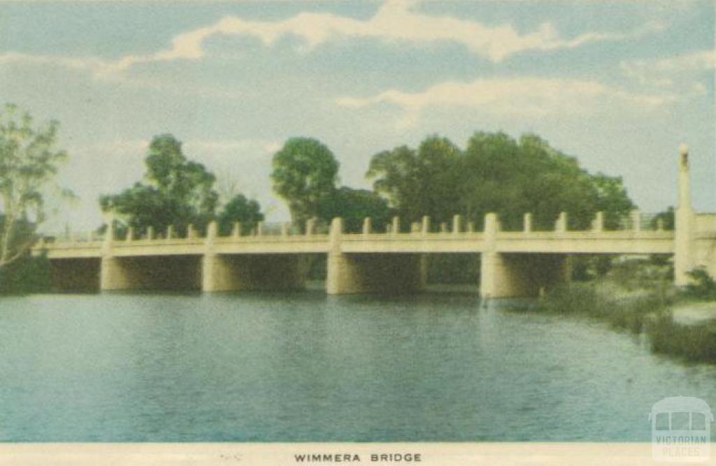 Wimmera Bridge, Horsham, 1951