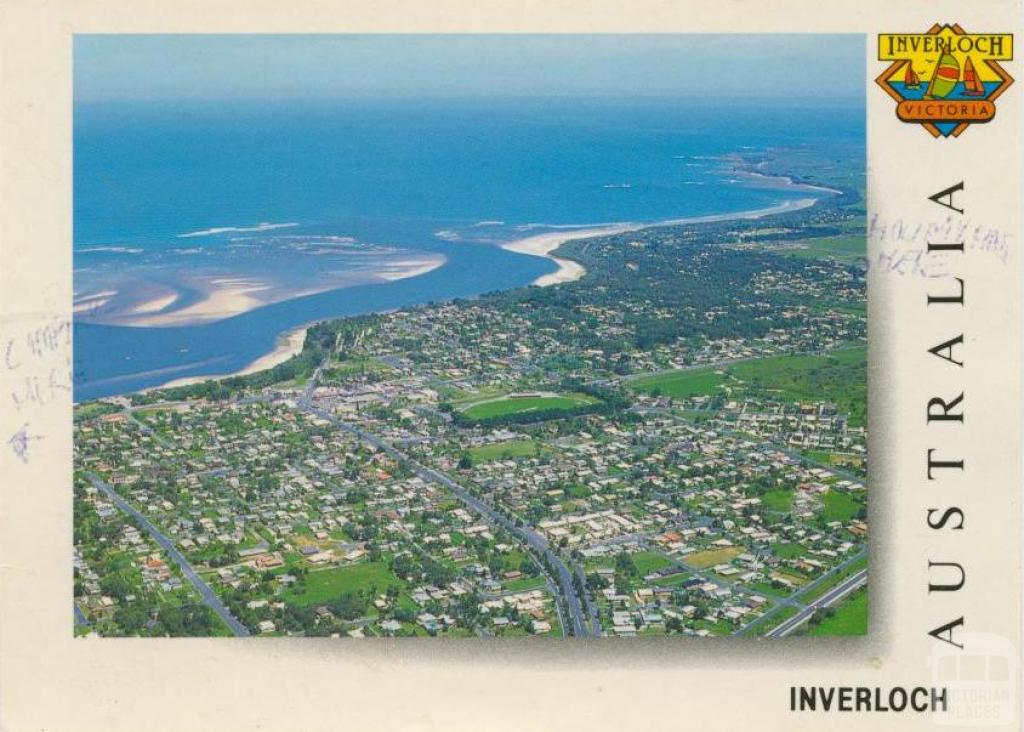 Aerial view of Inverloch looking towards Eagle Nest