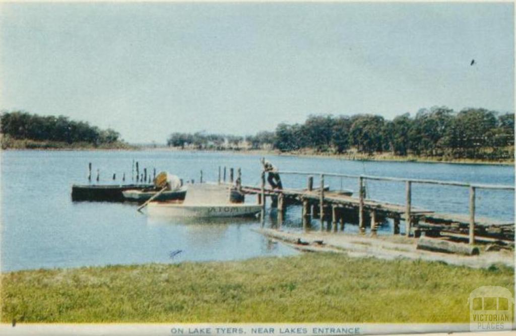 On Lake Tyers Near Lakes Entrance, 1955
