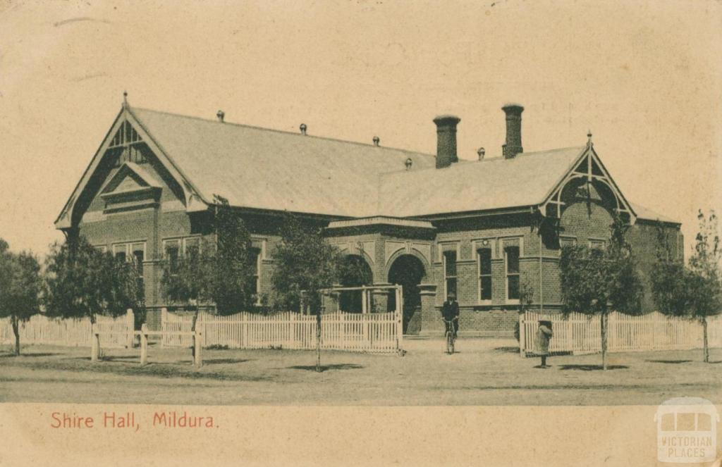 Shire Hall, Mildura, 1913