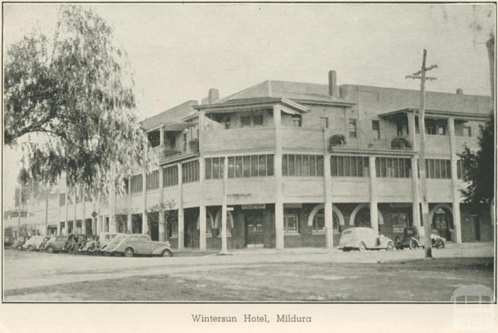Wintersun Hotel, Mildura, 1948