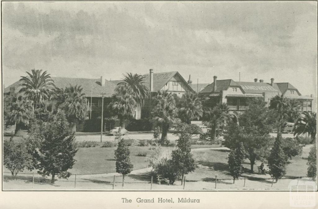 The Grand Hotel, Mildura, 1948