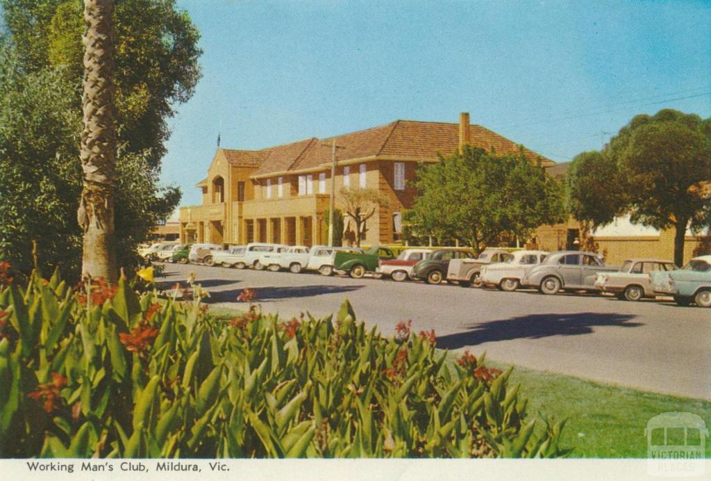 Working Man's Club, Mildura, 1964