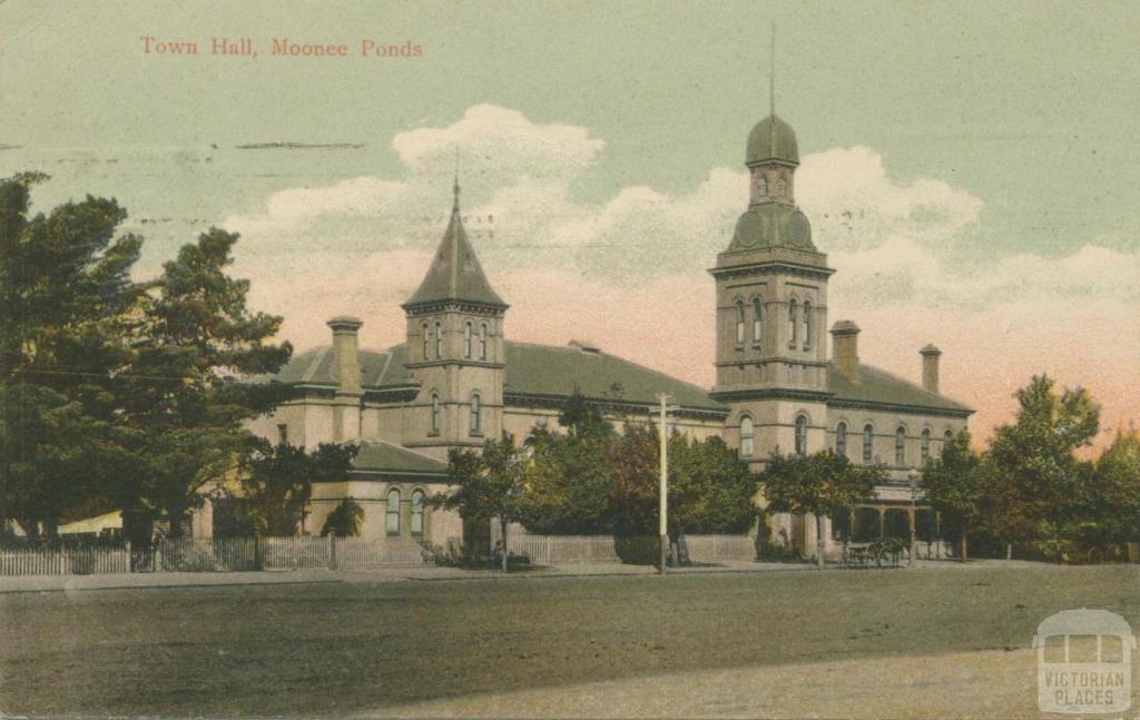 Town Hall, Moonee Ponds, 1908
