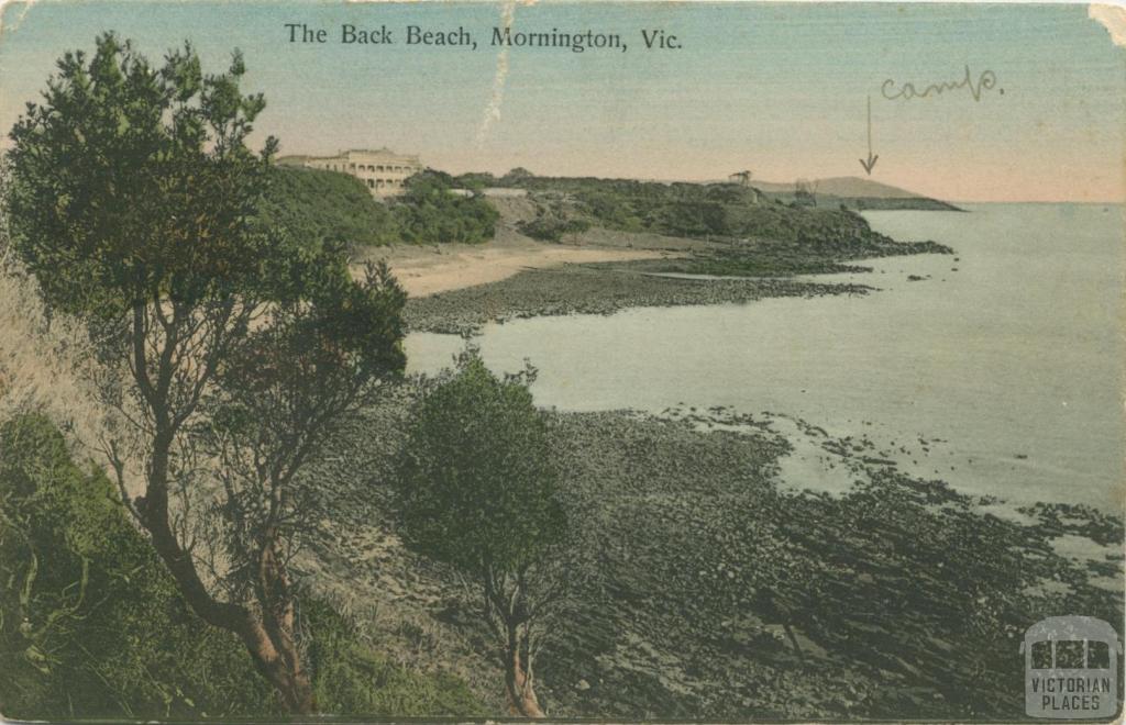 The Back Beach, Mornington, 1908