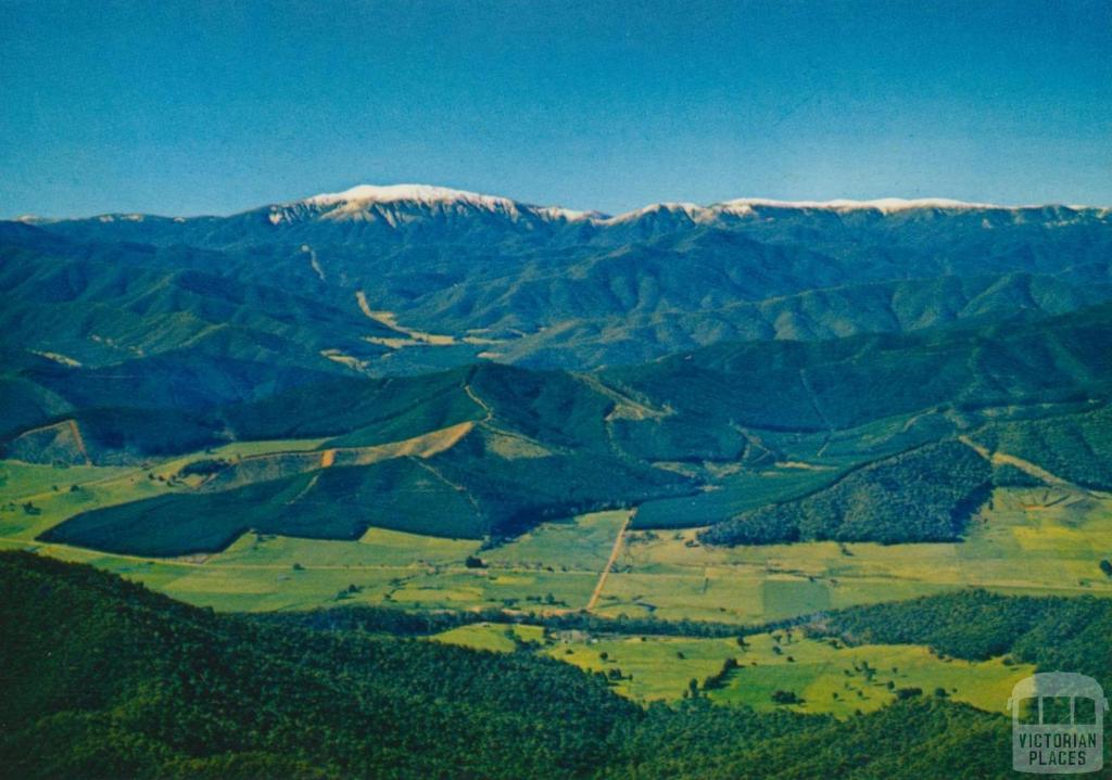 The Buckland Valley from the Buffalo Plateau, 1977