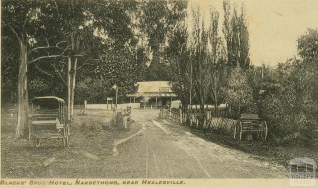 Blacks' Spur Hotel, Narbethong, near Healesville, 1912