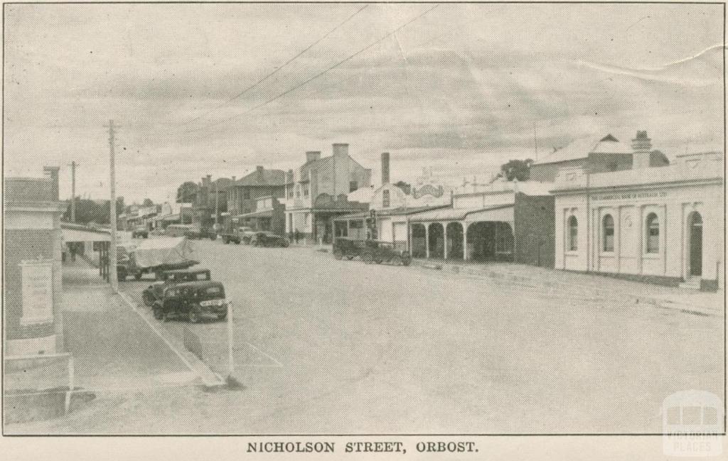 Nicholson Street, Orbost, 1947