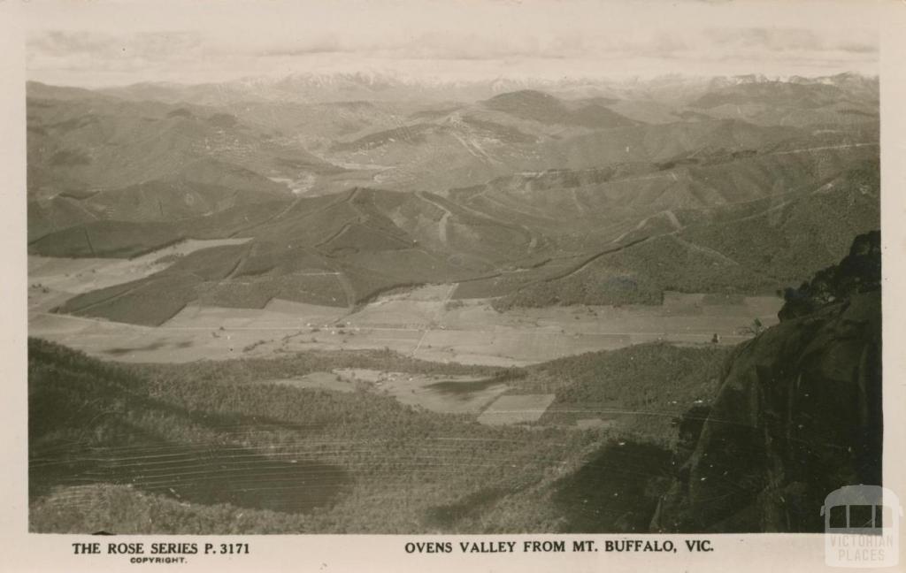 Ovens Valley from Mount Buffalo