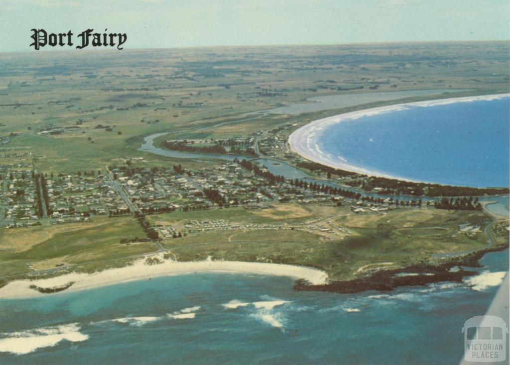 Aerial view of Port Fairy