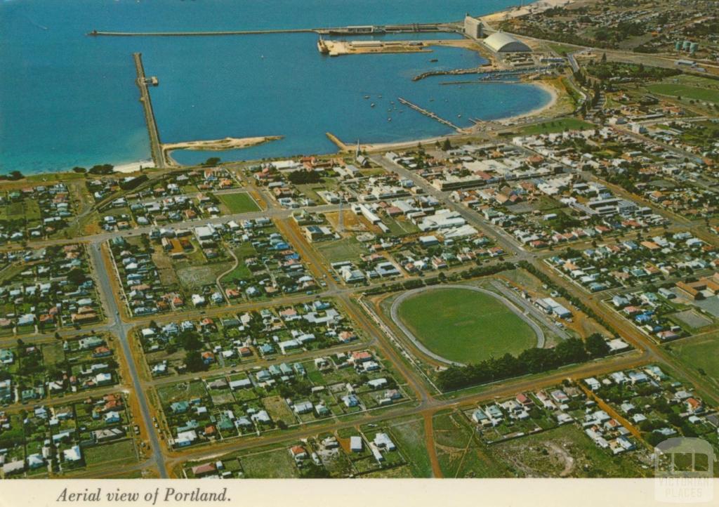 Aerial view of Portland, 1979