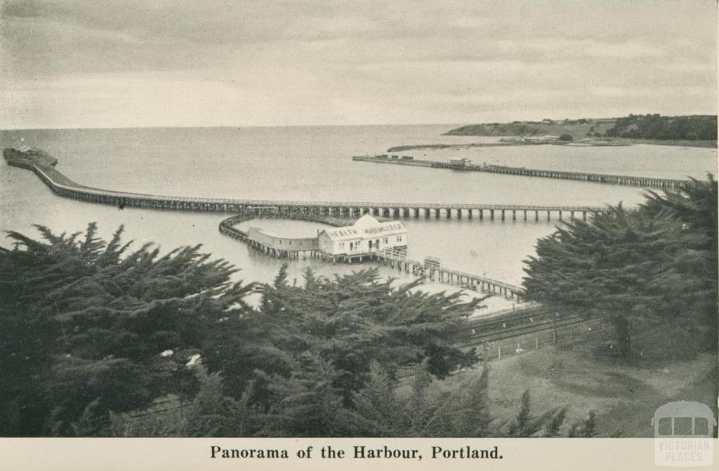 Panorama of the Harbour, Portland, 1948