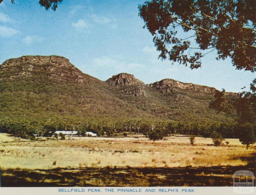 Bellfield Peak, The Pinnacle and Relph's Peak, Grampians